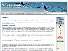 Tablet Screenshot of genetictools.org